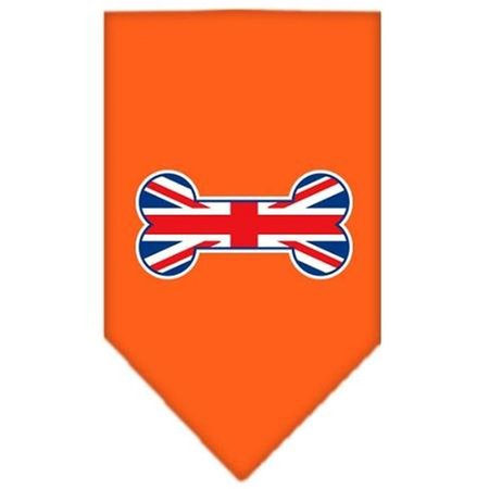 UNCONDITIONAL LOVE Bone Flag UK  Screen Print Bandana Orange Small UN757799